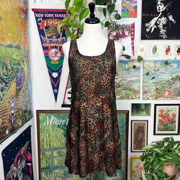 Vintage Leopard Dress - Picture 1 of 6